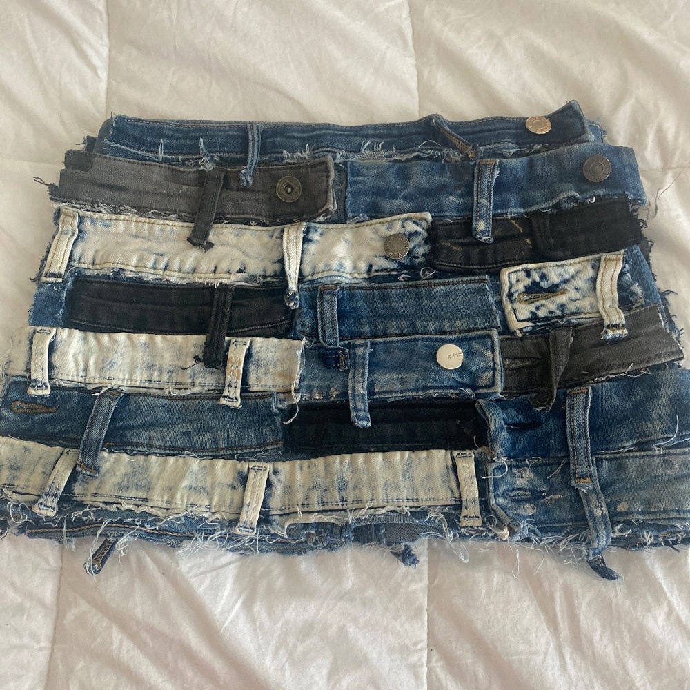 custom buckle skirt